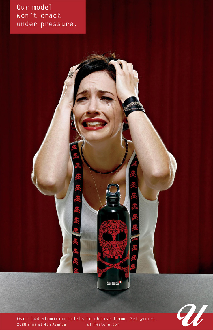 Lindsay Siu Photographer Vancouver Cossette Advertising SIGG red girl crying poster layout.jpg